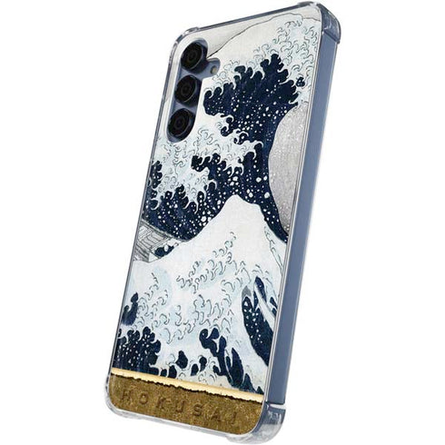 The Great Wave off Kanagawa by Hokusai Galaxy A35 5G Clear Case
